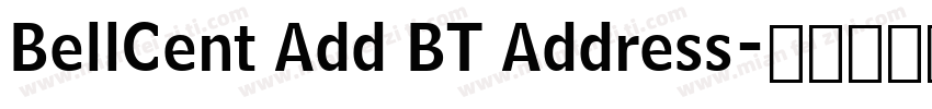 BellCent Add BT Address字体转换